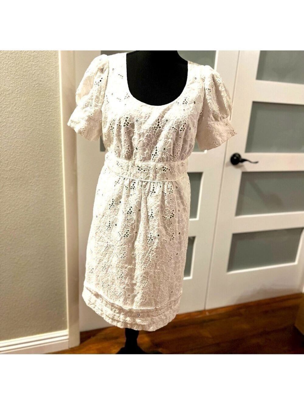 JUICY COUTURE white eyelet dress. Size 12